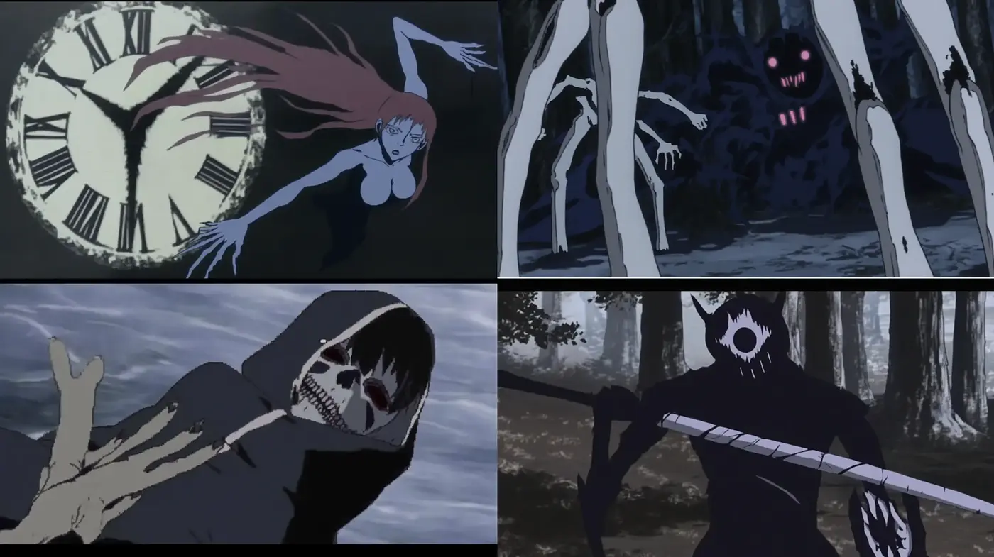 Ethereal Nocturne: A Mysterious Blend of Anime-Inspired Elements with Dark and Surreal Undertones - Midjourney sref style