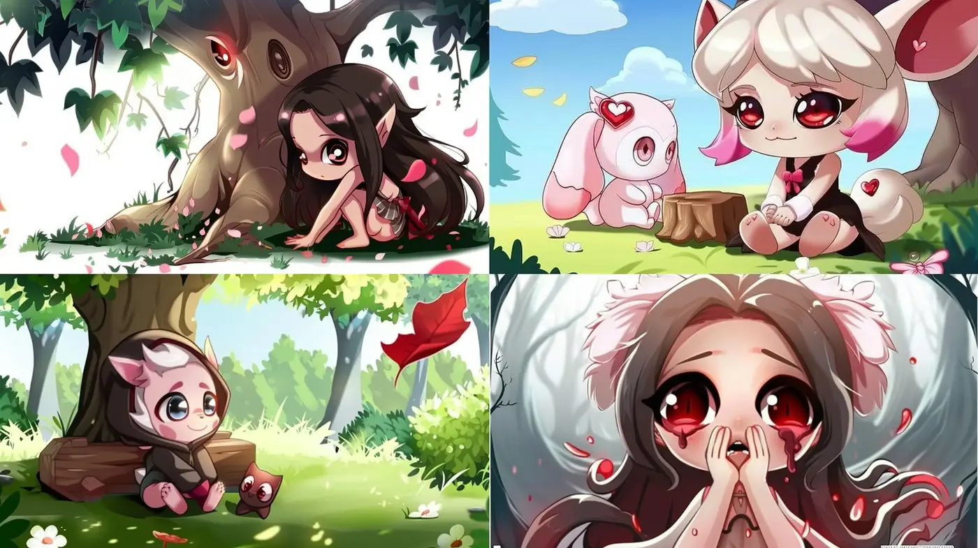 Enchanting Anime-Inspired Pastoral Vignettes - Midjourney sref style