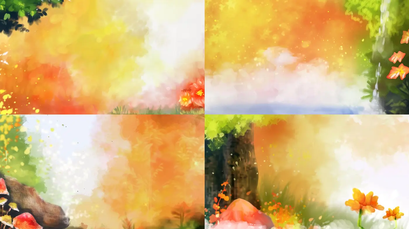 Luminous Pastoral Dreamscape: A Study in Warm Hues and Painterly Textures - Midjourney sref style