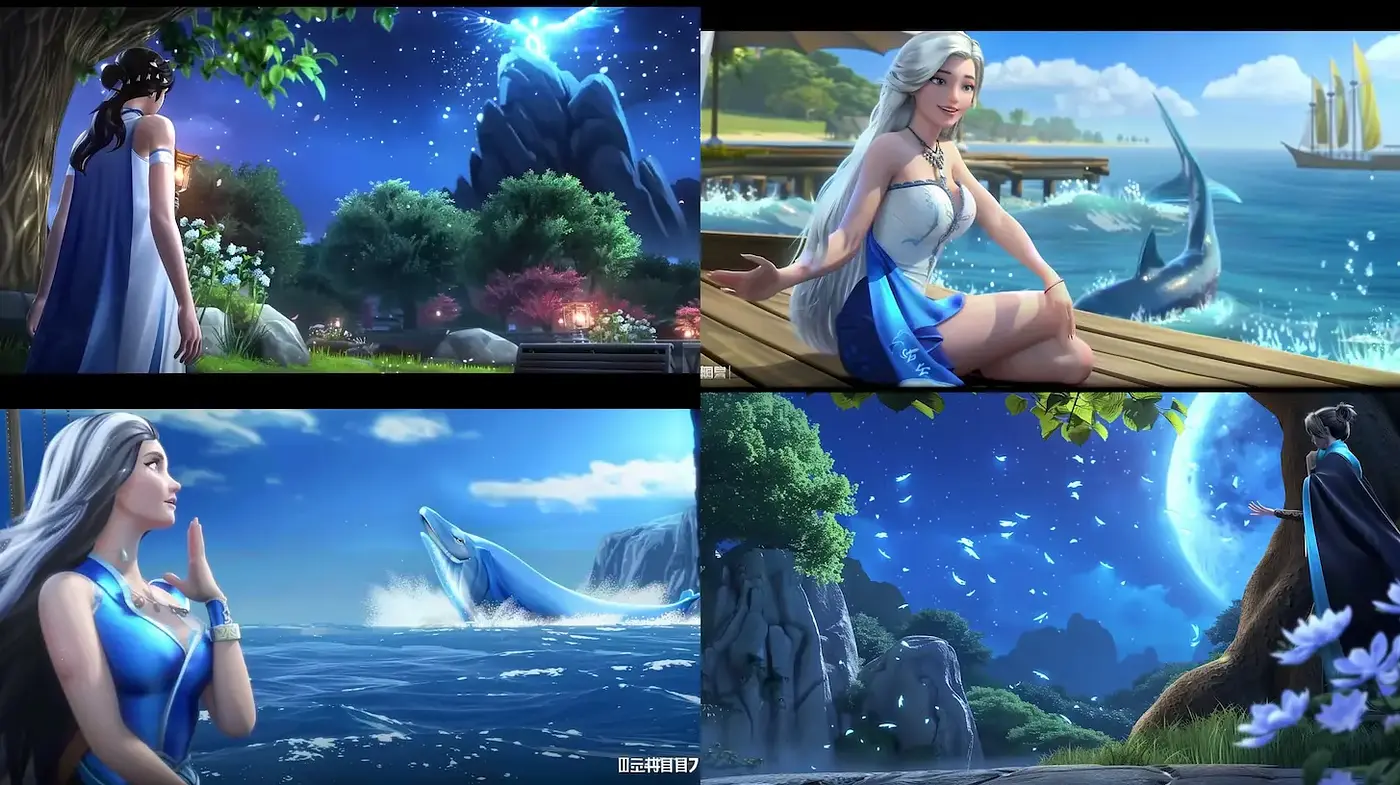 Enchanting and Serene Scenes with a Consistent Mystical Touch - Midjourney sref style