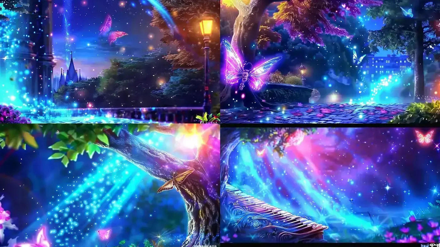 Ethereal Dreamscape with Luminescent Elements - Midjourney sref style