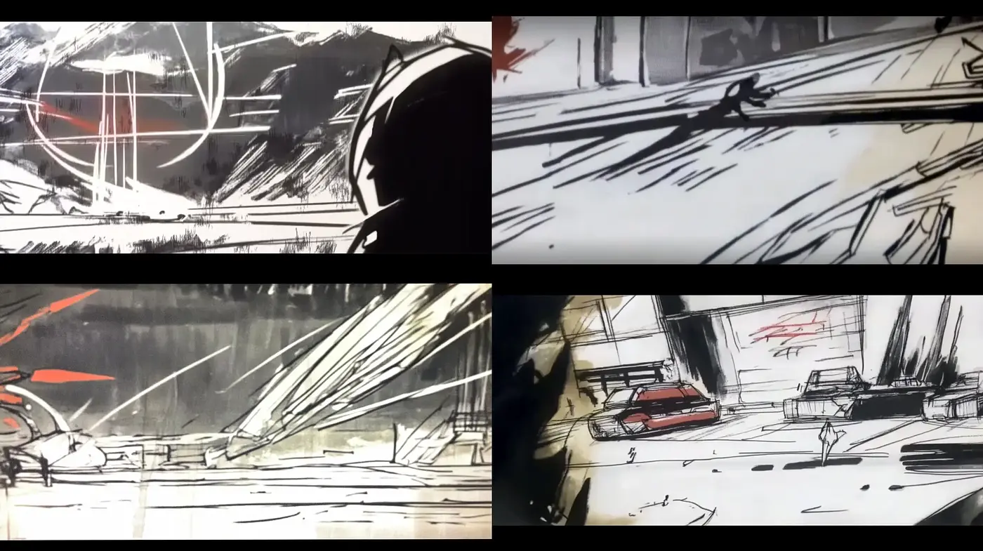 Dynamic Sketchbook Expressionism - Midjourney sref style