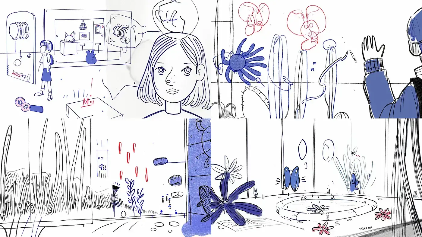 Whimsical and Expressive Illustrative Style with a Playful Essence - Midjourney sref style