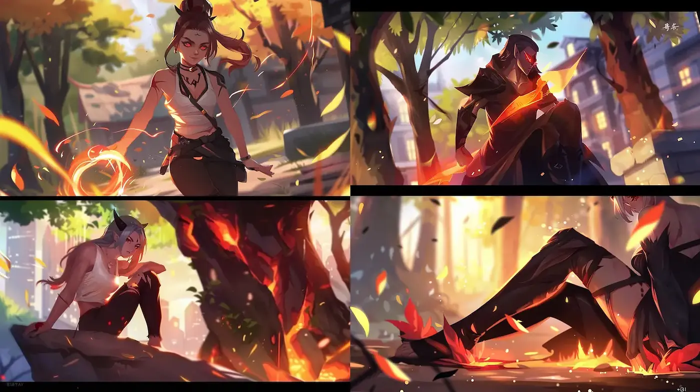 Dynamic and Evocative Fantasy Art with Rich Textures - Midjourney sref style