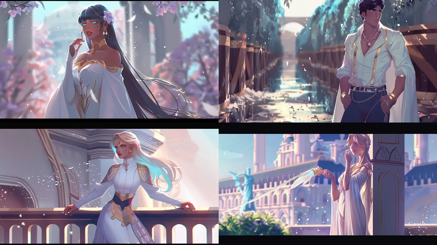 Ethereal Elegance in Pastel: An Animated Fusion of Dreamy Hues and Graceful Forms in Digital Art - Midjourney sref style