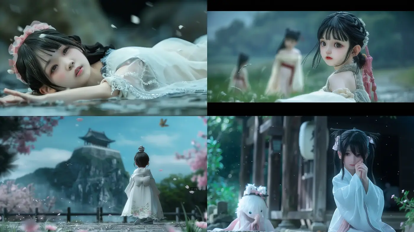 Ethereal Cinematic Elegance with East Asian Aesthetic - Midjourney sref style