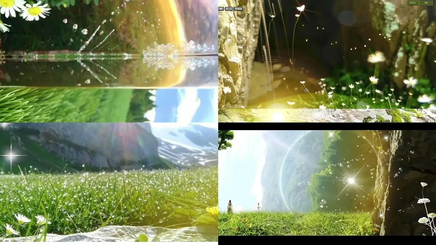 Ethereal Meadow Glow: A Luminous Homage to Nature’s Serenity - Midjourney sref style