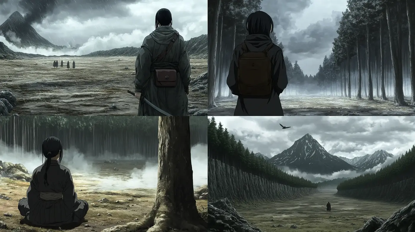 Ethereal Solitude in Muted Nature - Midjourney sref style