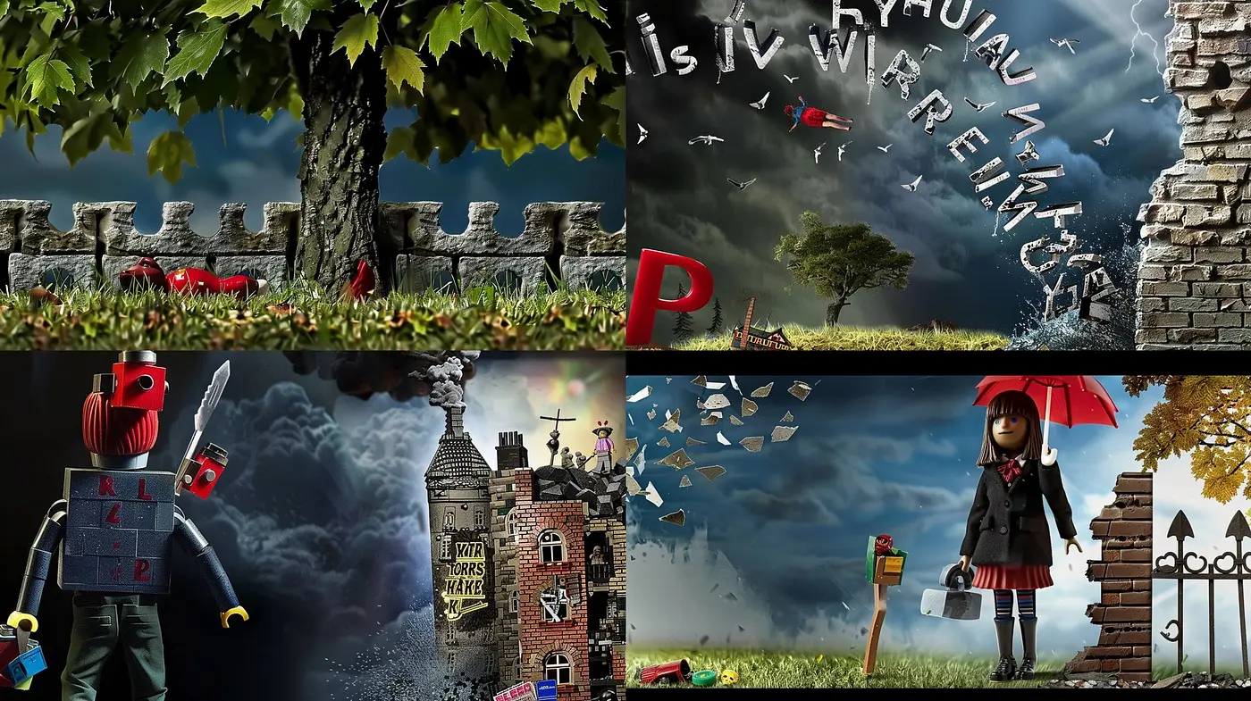 Surreal Dreamscapes with a Nostalgic Palette: Cohesive Elements of Style and Mood - Midjourney sref style