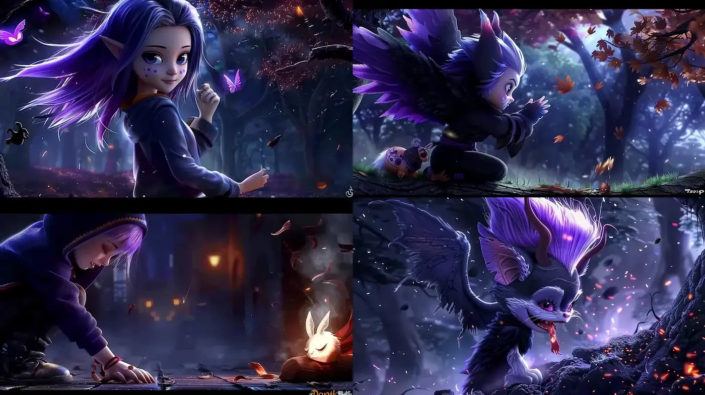 Magical and Enchanting Fantasy Character Design with Rich Textures - Midjourney sref style
