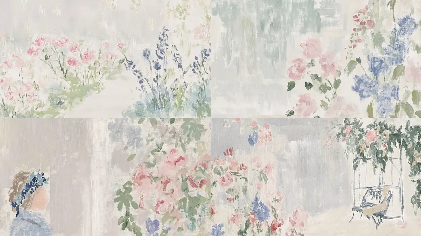 Timeless Elegance in Pastel Impressions - Midjourney sref style