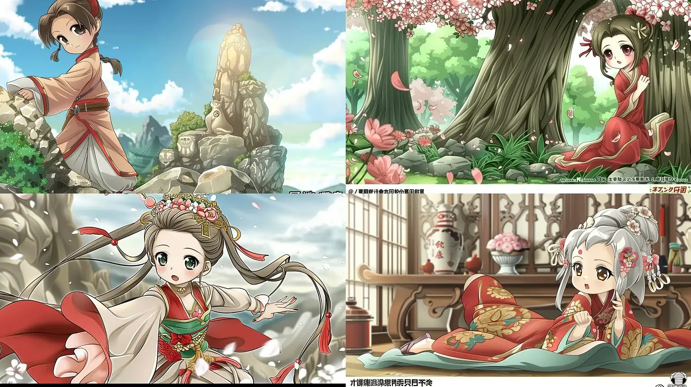 Serene Elysian Anime Visions with Pastel Panache - Midjourney sref style