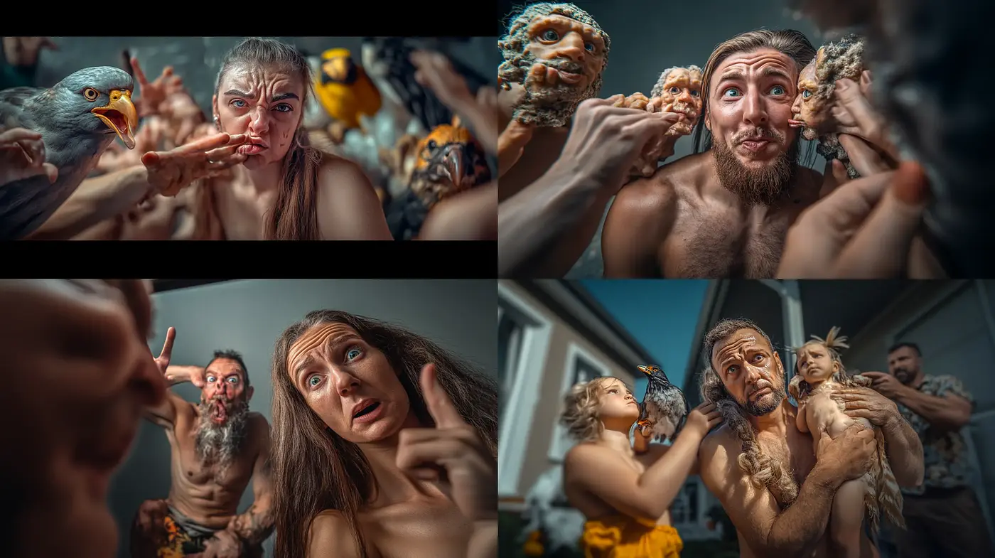 Surreal Cinematic Hyperrealism with Vibrant Drama - Midjourney sref style