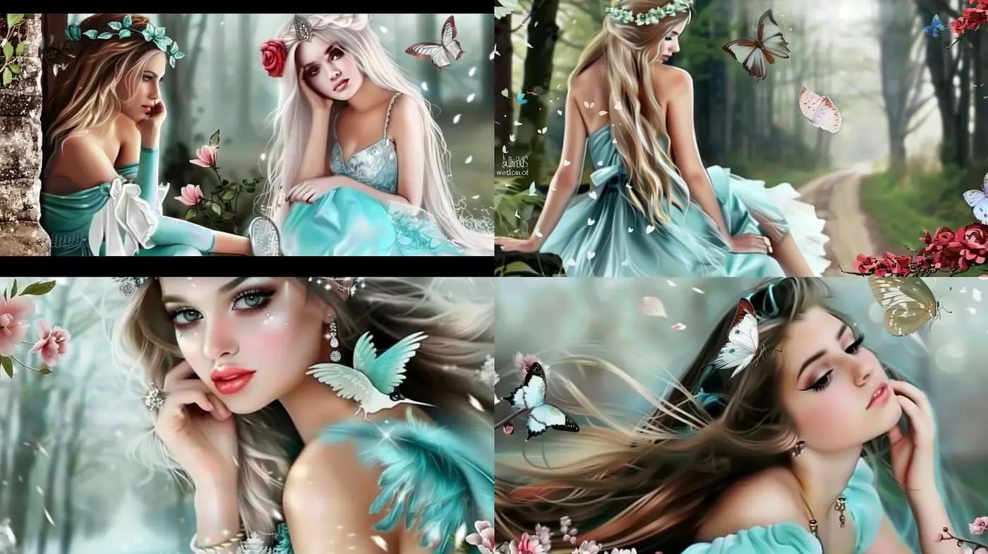Enchanted Ethereal Essence with a Dreamlike Fantasy Ambience - Midjourney sref style