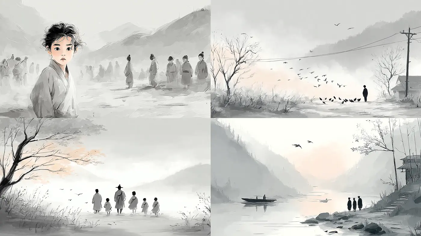 Ethereal Japanese-Inspired Landscapes with a Luminous Quality - Midjourney sref style