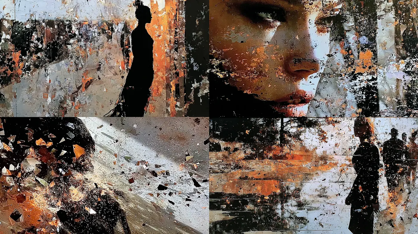 Contemporary Art with Textural Depth and Emotional Resonance - Midjourney sref style