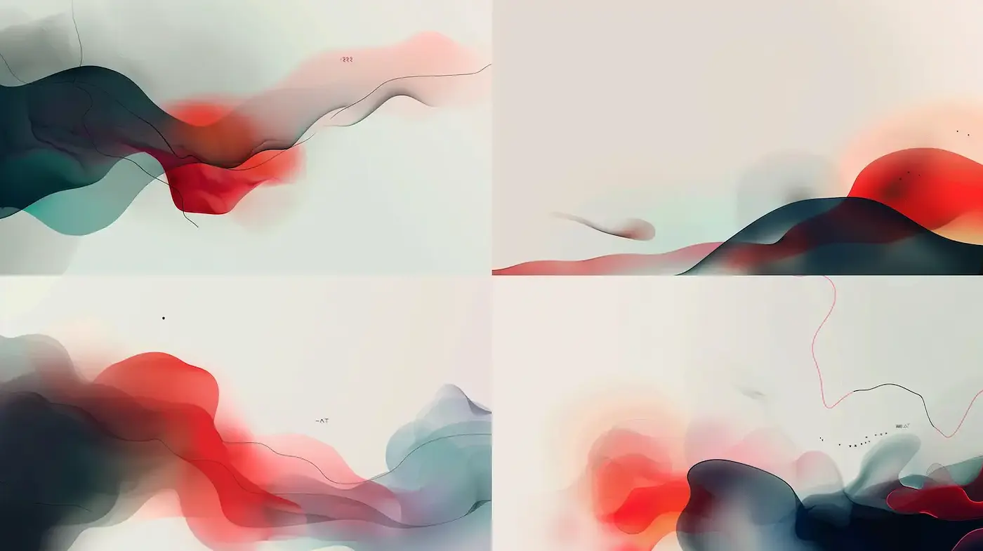 Fluid and Ethereal Abstract Art with Rich Color Dynamics - Midjourney sref style