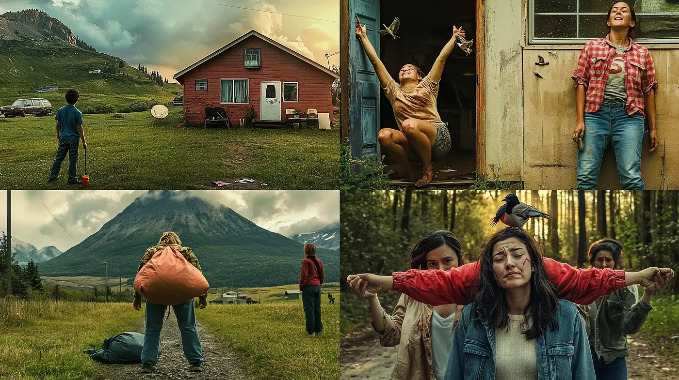 Rustic Warmth and Homespun Cinematography - Midjourney sref style
