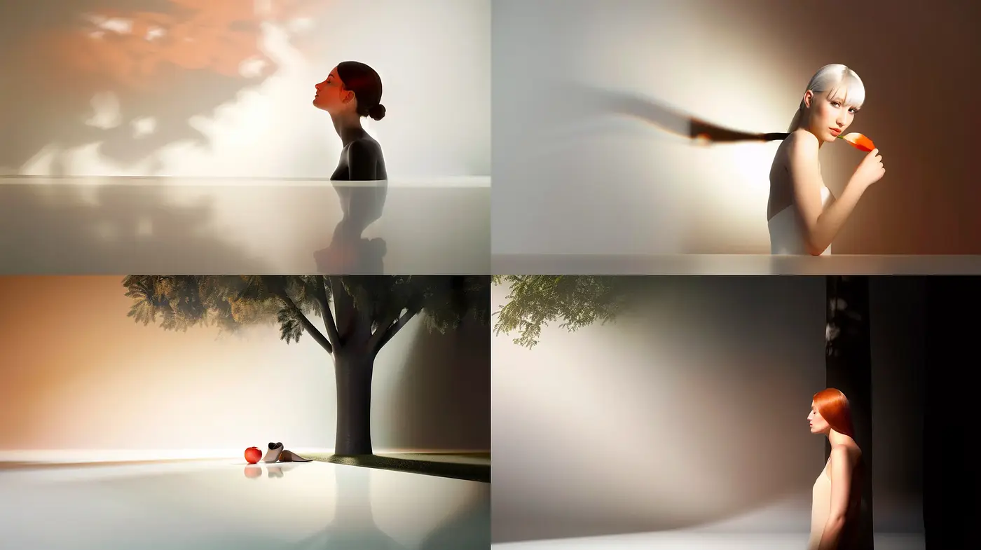 Ethereal Minimalism with Warm Tonal Harmony - Midjourney sref style