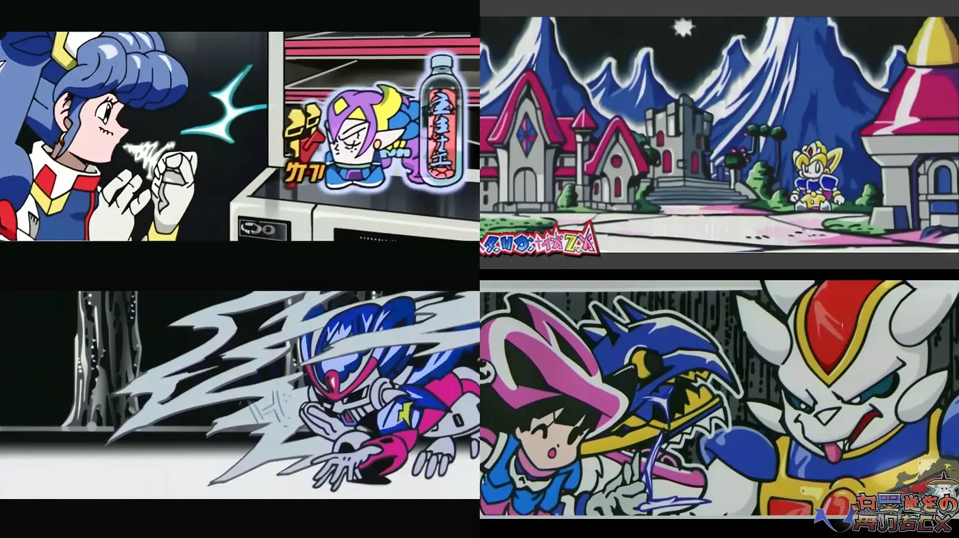 Dynamic Anime-Inspired Action Frames with Vibrant Contrasts - Midjourney sref style
