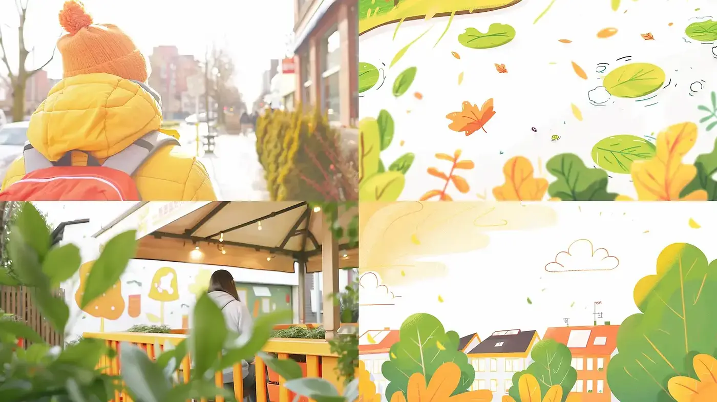 Warm and Soft-Hued Storybook Illustration Aesthetic - Midjourney sref style