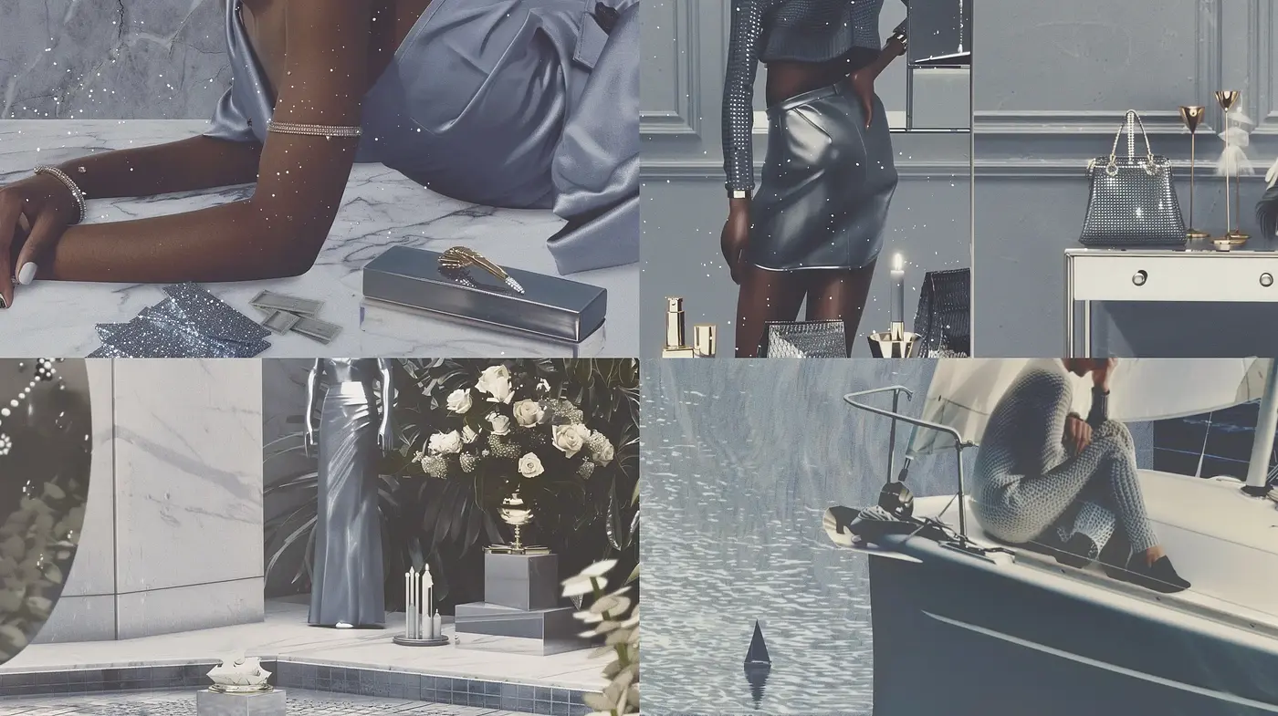 Elegant Serenity in Monochrome: A Synthesis of Calm and Luxury - Midjourney sref style