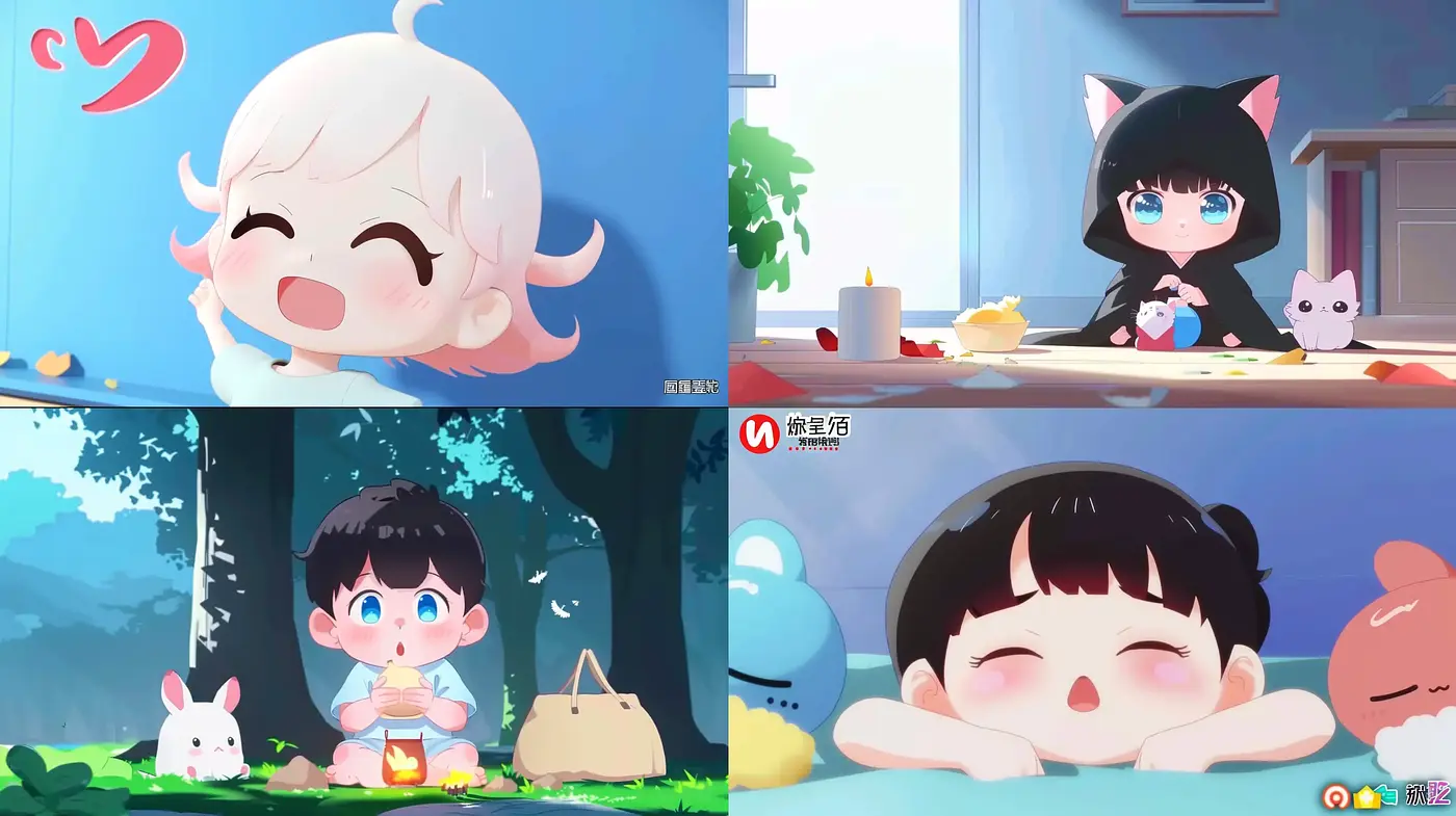 Playful Whimsy with Pastel Anime Innocence - Midjourney sref style