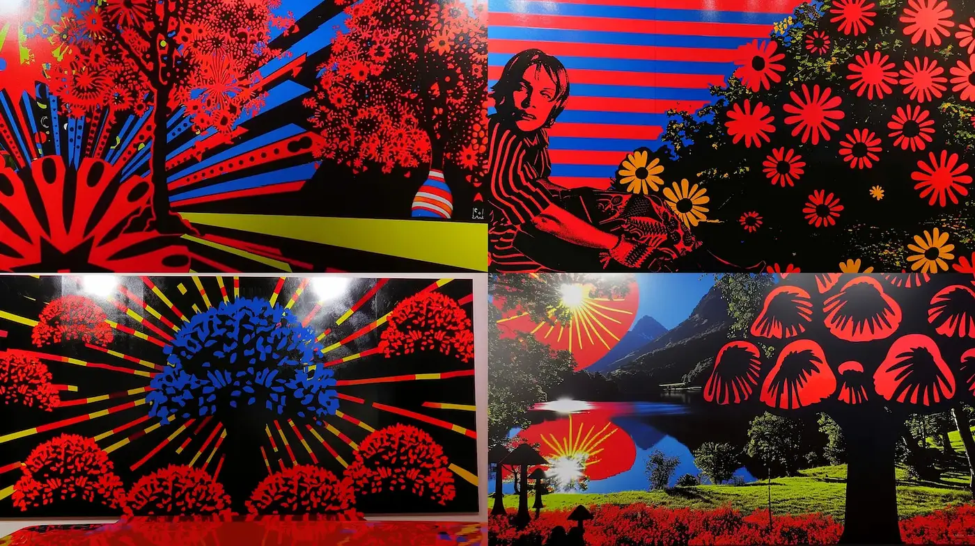 Vibrant and Bold Retro Pop Art Aesthetic - Midjourney sref style