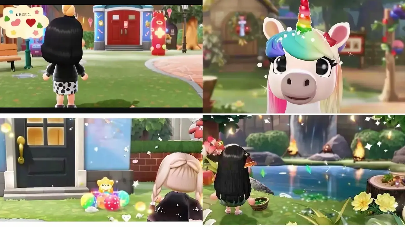 Charming and Whimsical Digital Vistas with Playful Characters - Midjourney sref style