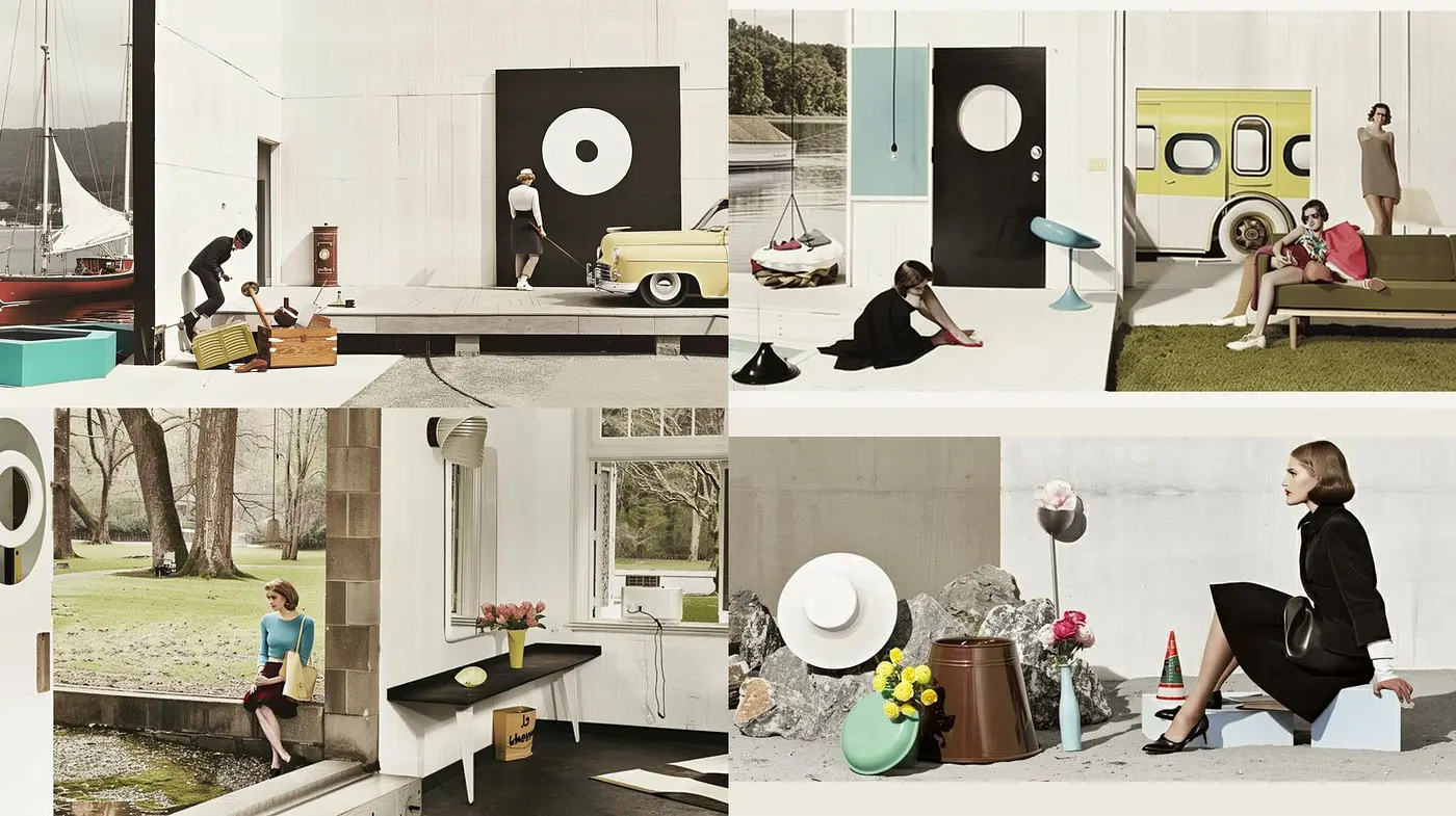 Recollection of Subdued Hues: A Homage to Stylized Vintage Elegance - Midjourney sref style