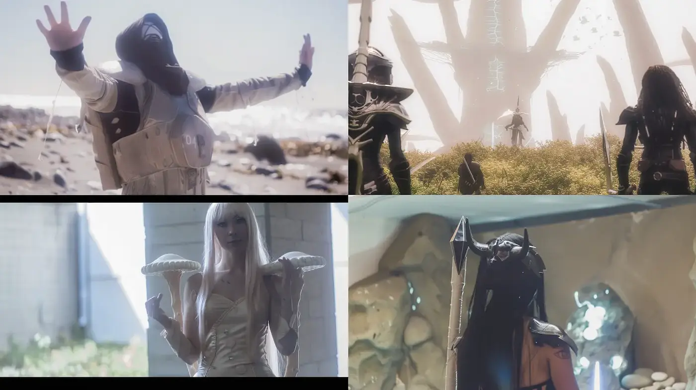 Futuristic Fantasy Aesthetic with a Surreal Vibe - Midjourney sref style