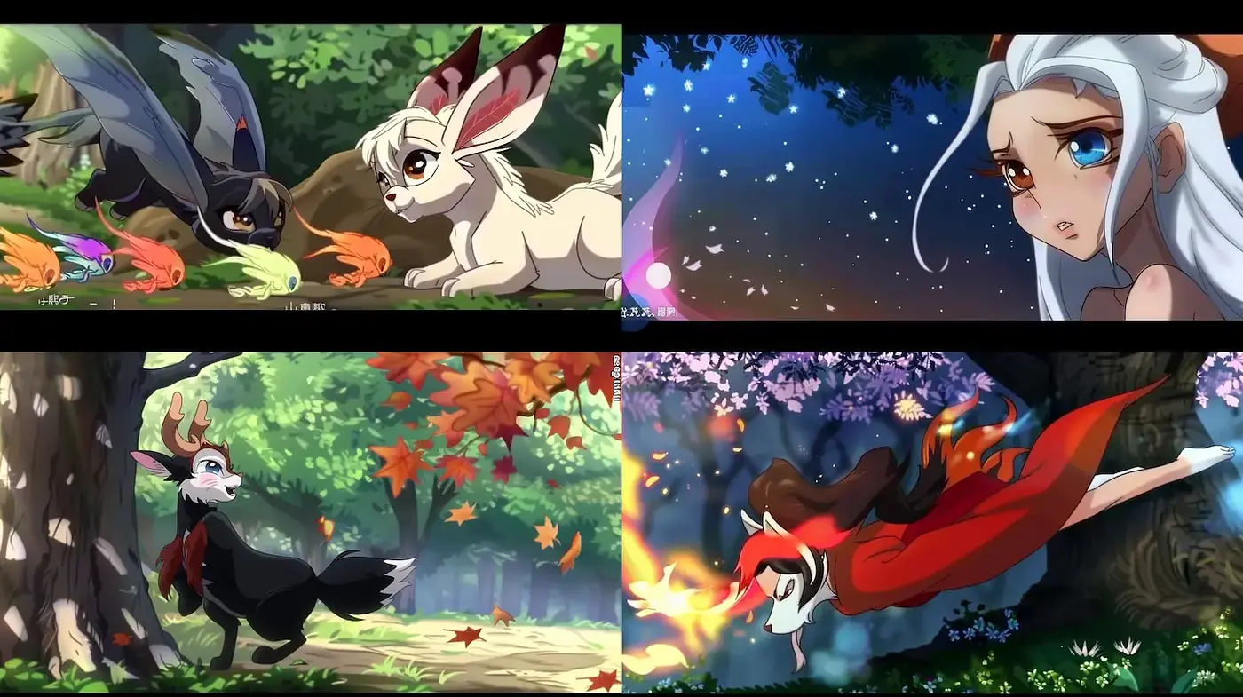 Vibrant and Expressive Fantasy Animal Artwork - Midjourney sref style