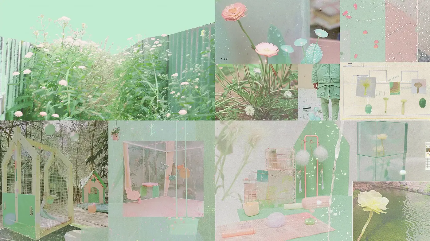 Pastel Dreamscape with a Surreal Ethereal Quality - Midjourney sref style