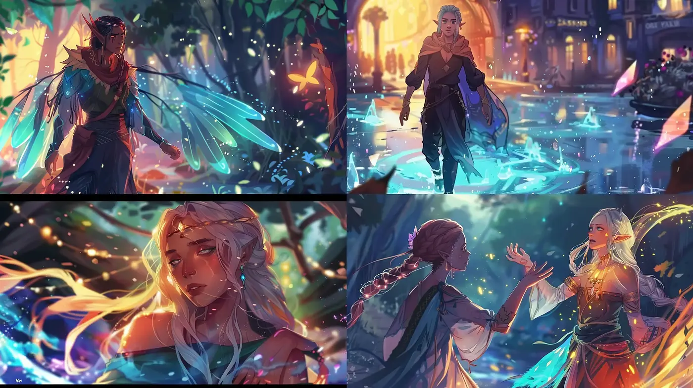 Luminescent Twilight Dreamscape: An Ethereal Digital Art Journey - Midjourney sref style