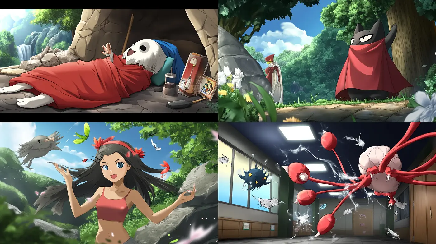 Vibrant Animation Style with Dynamic Storytelling Essence - Midjourney sref style