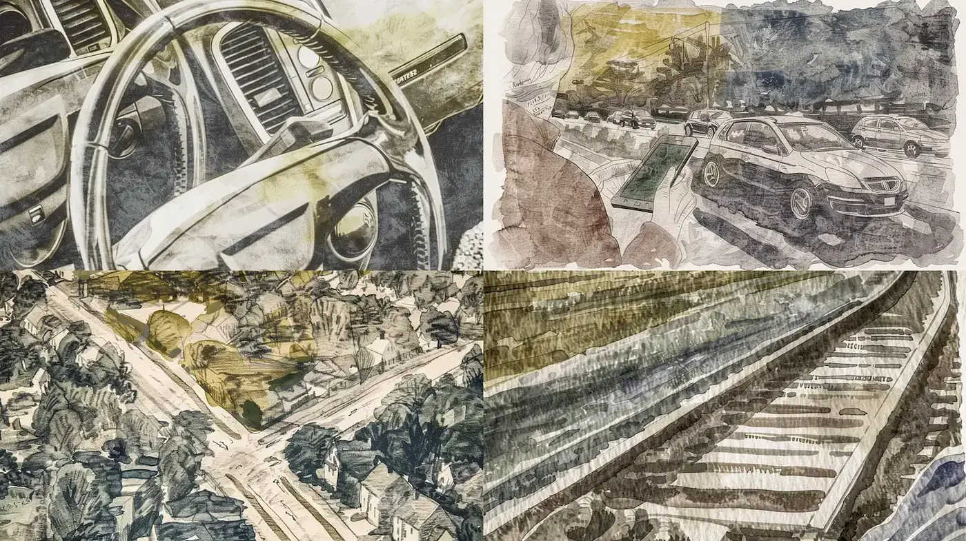 Time-Weathered Pictorial Narratives in Aquarelle Hues - Midjourney sref style