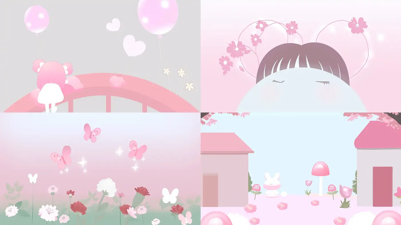Soothing Pastel Dreamscapes with a Whimsical Anime Essence - Midjourney sref style