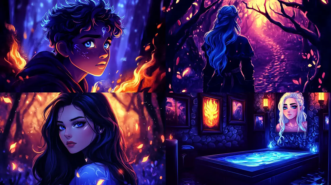 Enigmatic Luminance: A Symphony of Saturated Hues and Ethereal Glow - Midjourney sref style