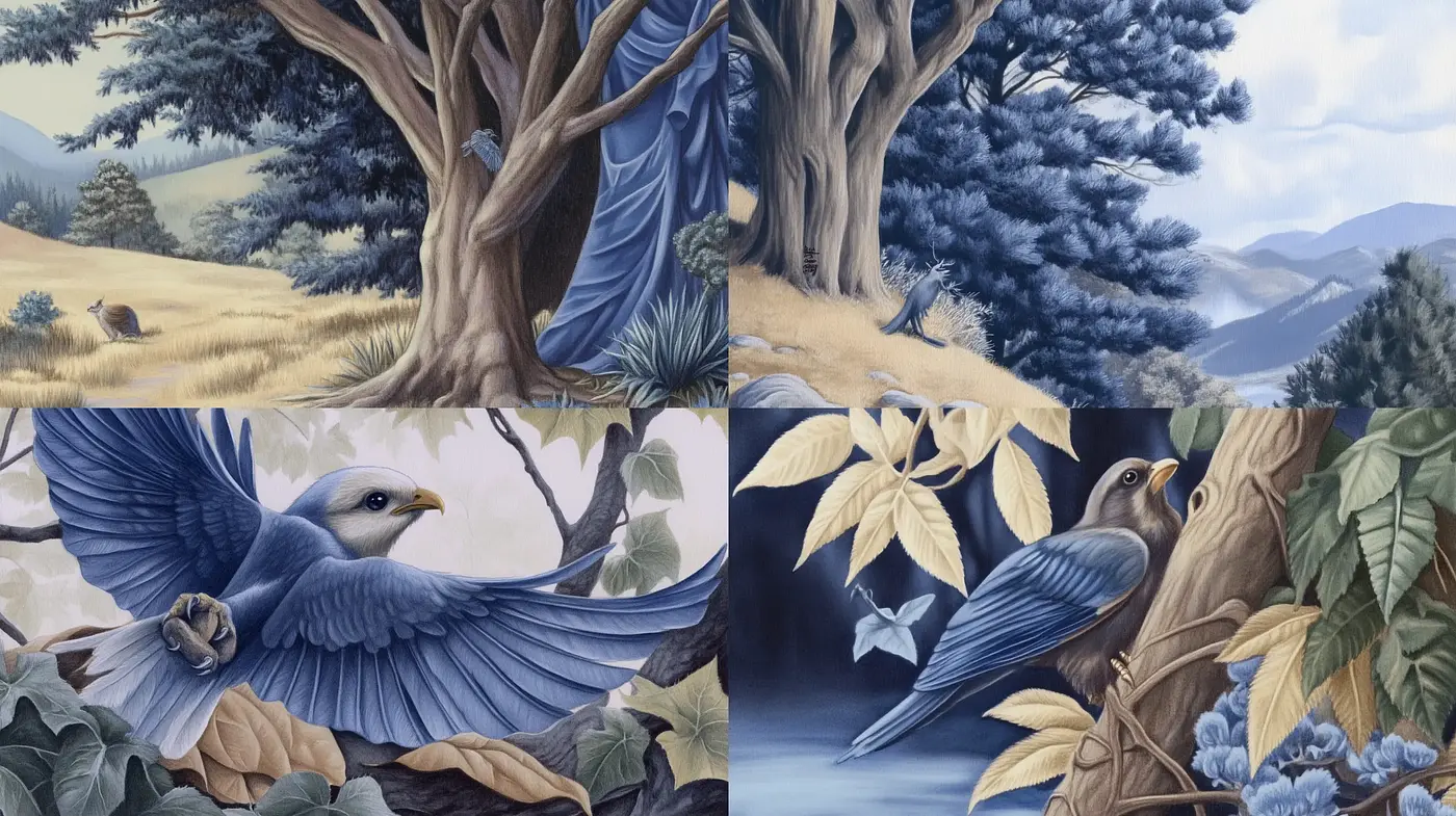 Timeless Elegance of Nature in Serene Pastel Hues - Midjourney sref style