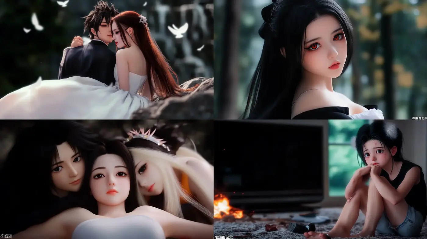 Luminous Anime-Inspired Portraiture with Ethereal Glow - Midjourney sref style