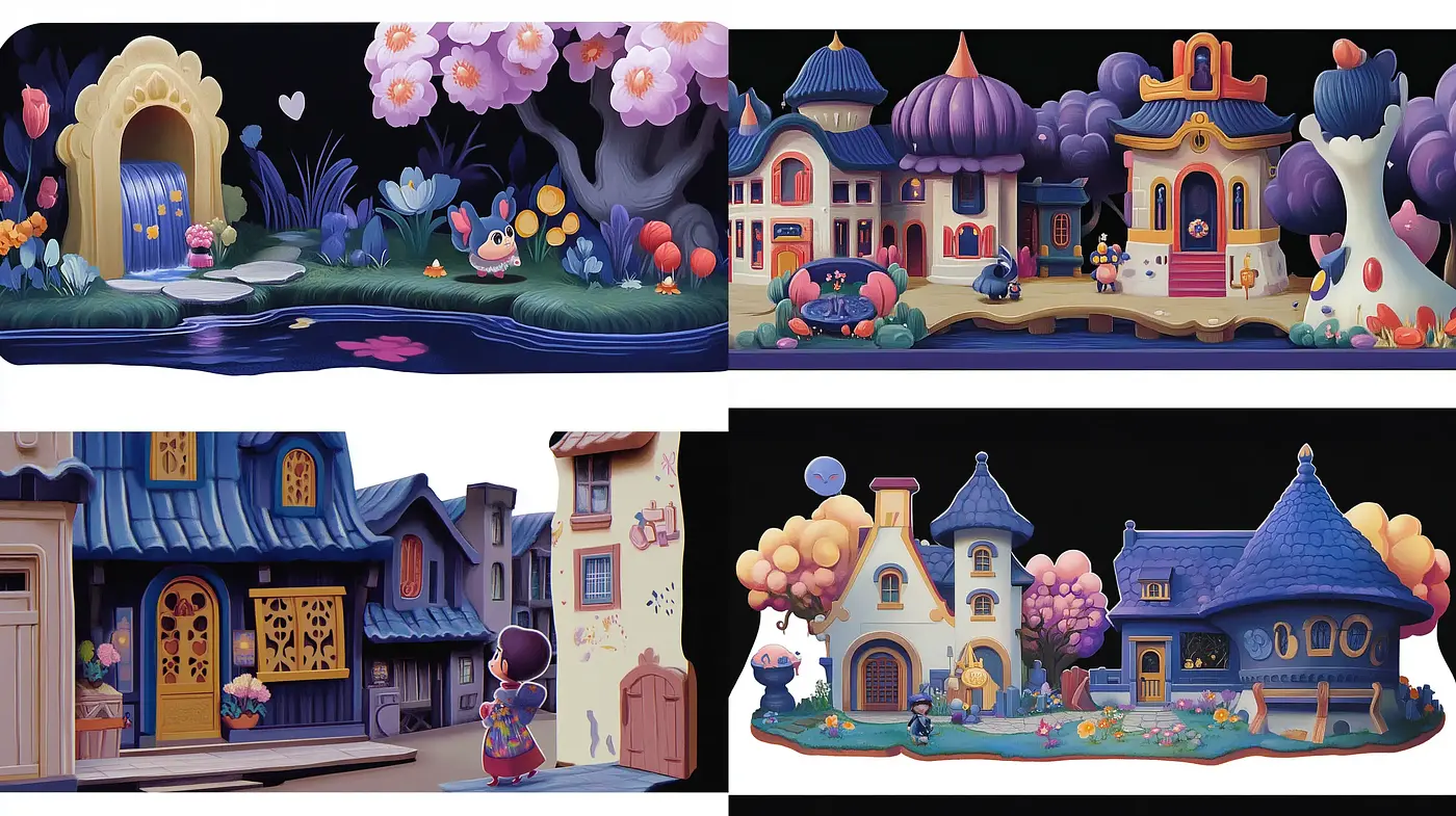 Enchanted Whimsy: A Modern Fairytale Illustration Style - Midjourney sref style