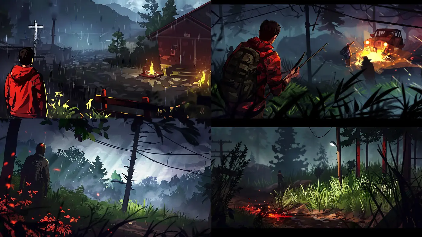 Moody and Cinematic Concept Art Exploration - Midjourney sref style