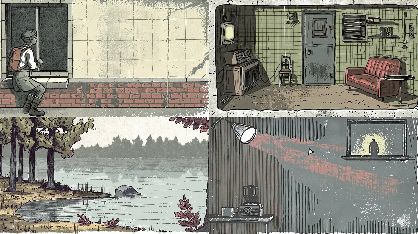 Melancholic Hues of Time: An Homage to Vintage Illustration - Midjourney sref style