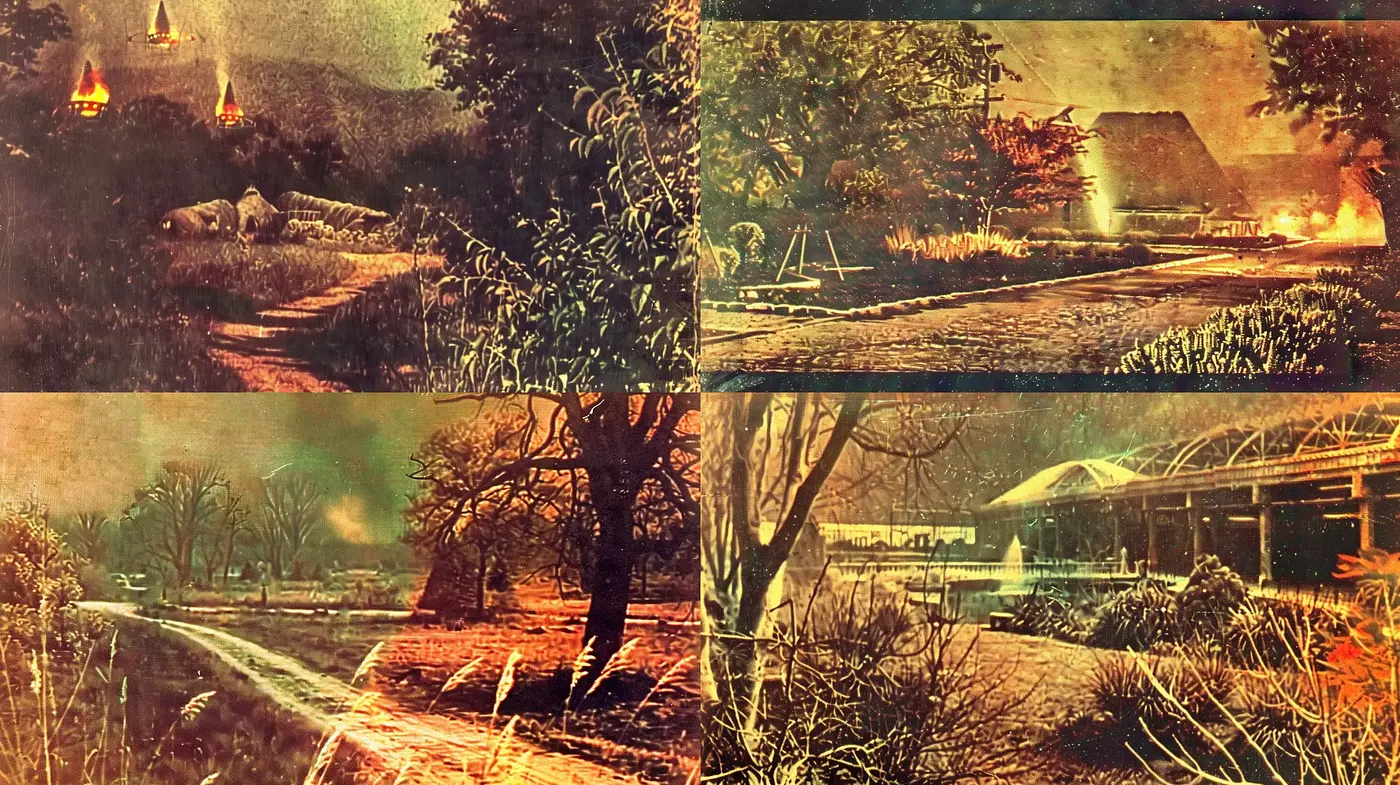 Twilight Hues of Vanishing Horizons - Midjourney sref style