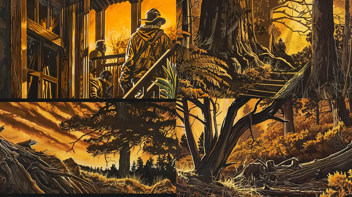 Amber Twilight: An Homage to Nostalgic Serenity - Midjourney sref style