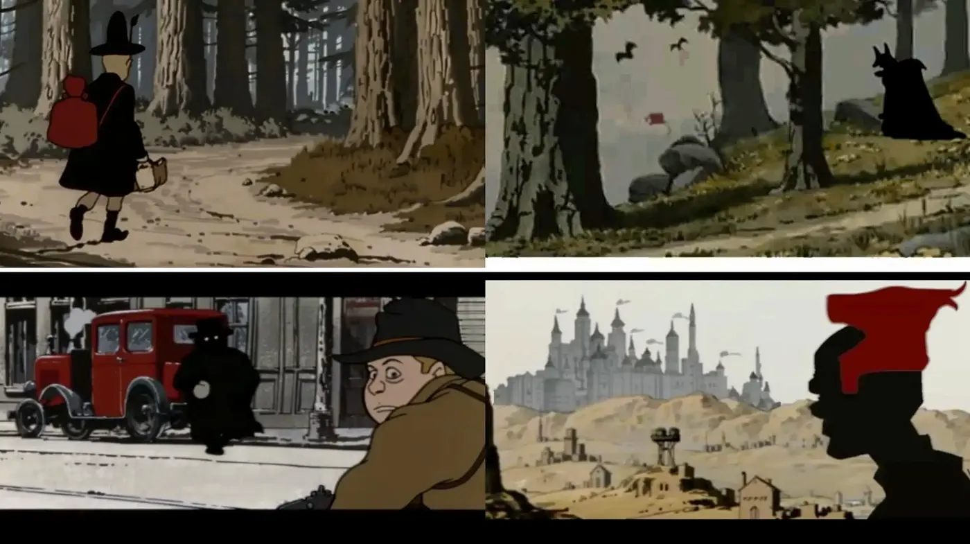 Muted Watercolor Visions with a Hint of Retro Animation - Midjourney sref style