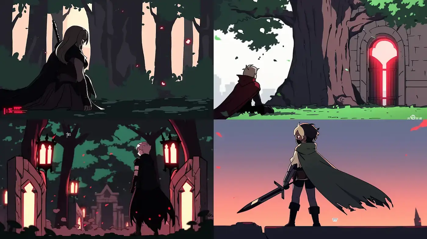 Epic Character Encounters in a Mystical World - Midjourney sref style