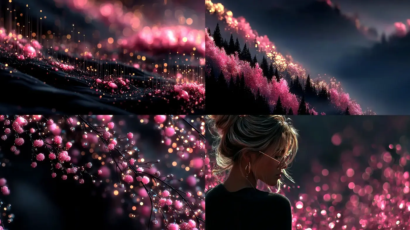 Enchanting Visuals of Ethereal Landscapes with Soft Lighting and Textural Depth - Midjourney sref style