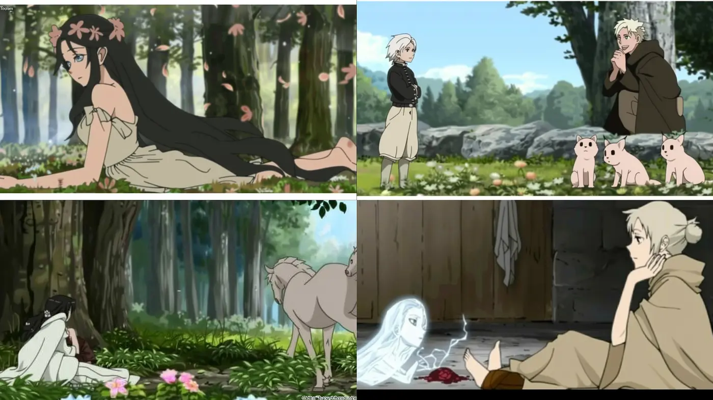 Sylvan Elegance: Anime-Inspired Pastoral Dreamscapes in Subdued Earth Tones - Midjourney sref style
