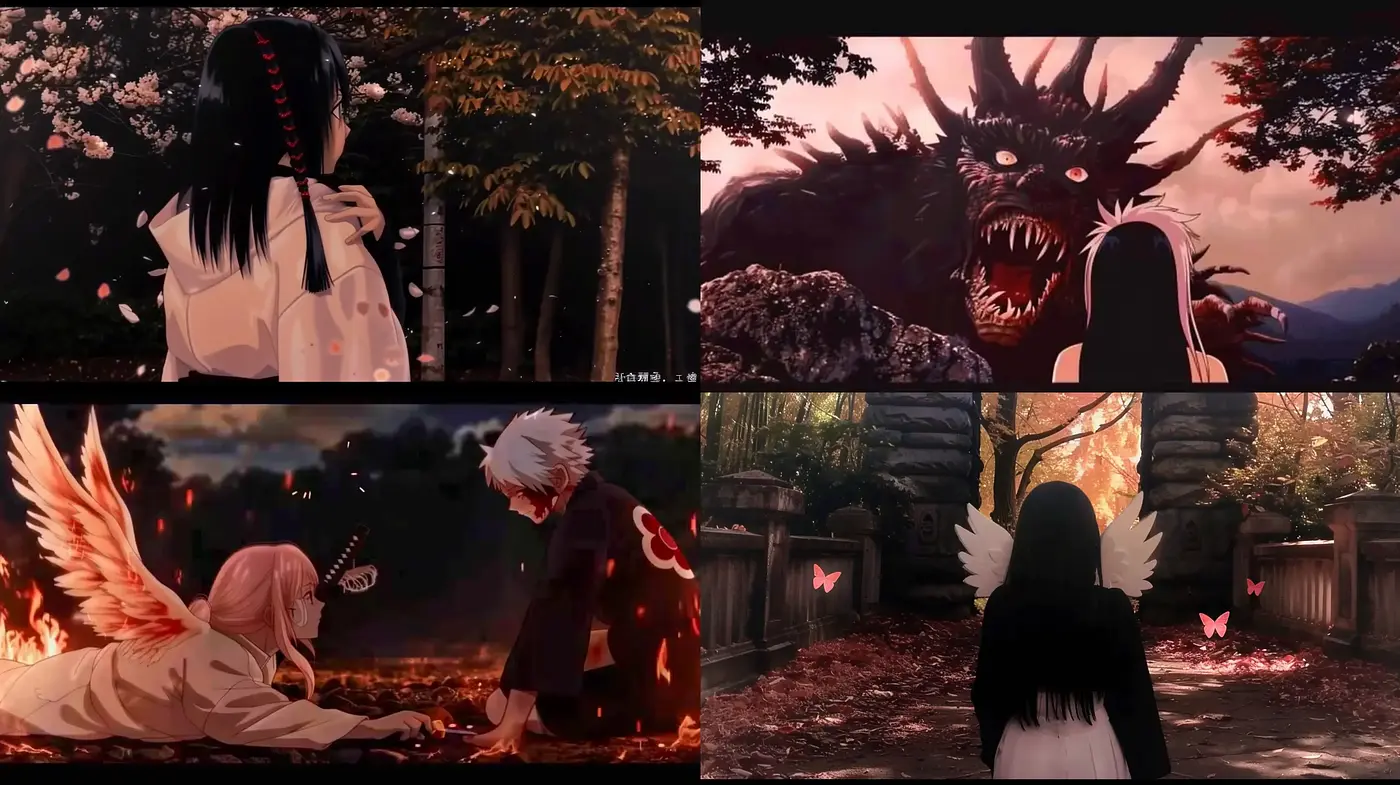 Ethereal Anime-Inspired Digital Panoramas with a Mythical Essence - Midjourney sref style